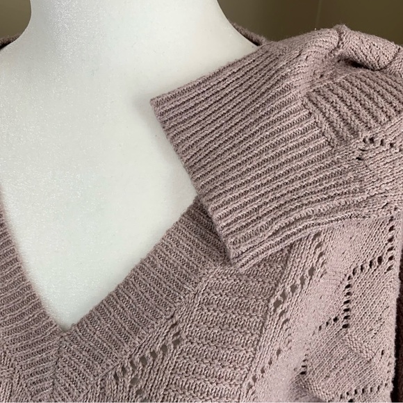 SHEIN Lune Drop Shoulder Knit Sweater - Picture 7 of 8